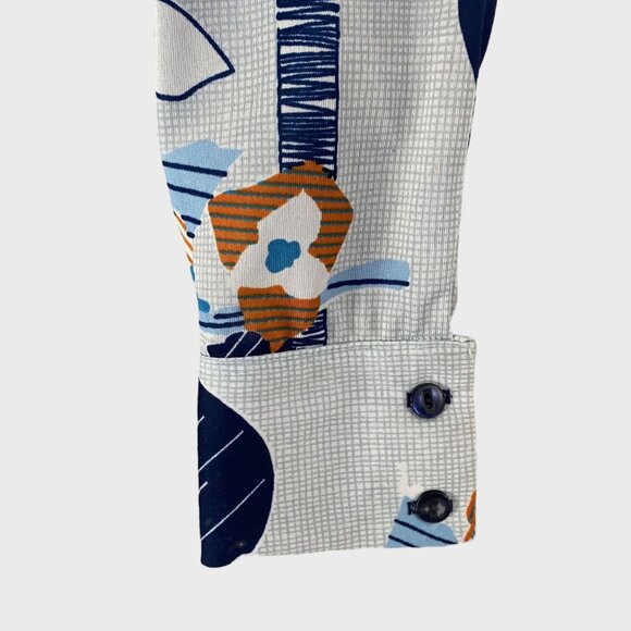 Vintage Joel California Abstract Retro Disco Button-Up Shirt Men's Medium Rare - Picture 7 of 11